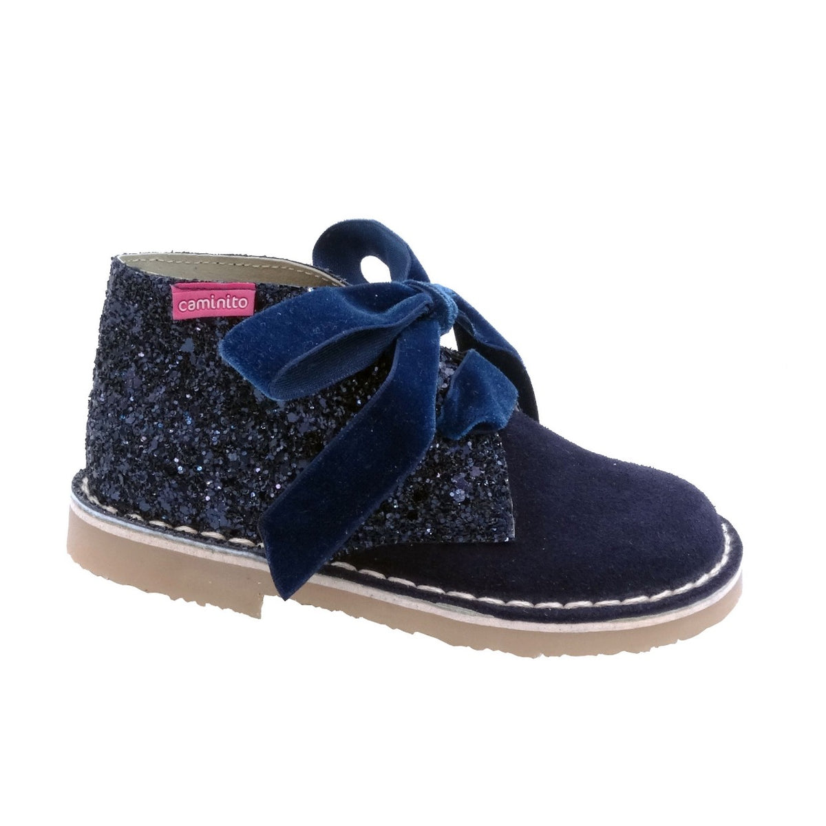 rochy navy glitter boots