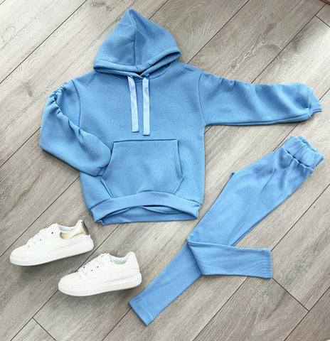 Blue Lottie Hoodie & Leggings Set