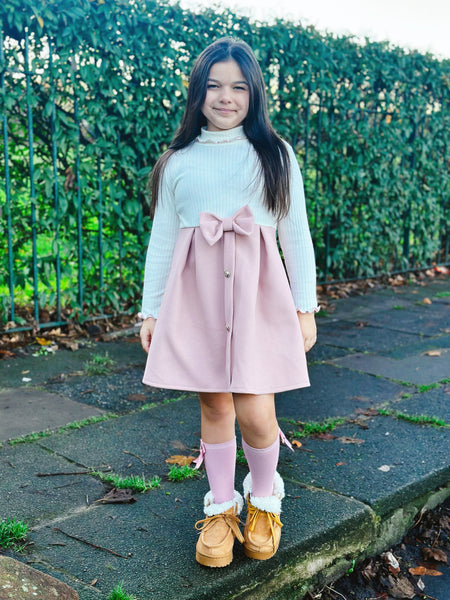 Pink Delilah Dress & Beret