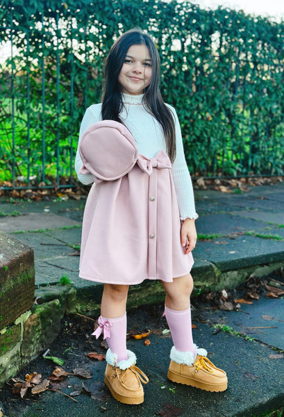 Pink Delilah Dress & Beret