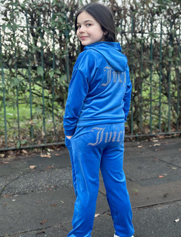 Royal Blue Juicy Studded Tracksuit