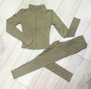 Teenage/Ladies Khaki Louella Gym Set