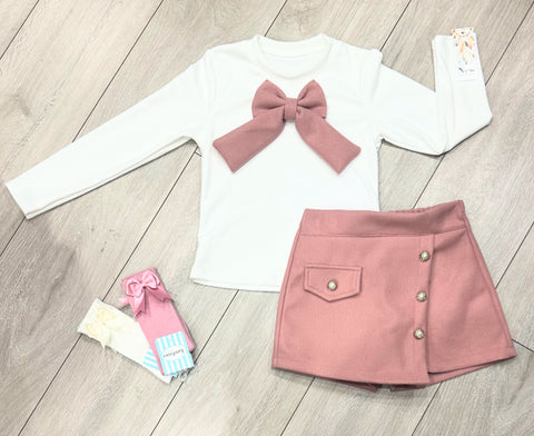 Pink Jevon Skort Set