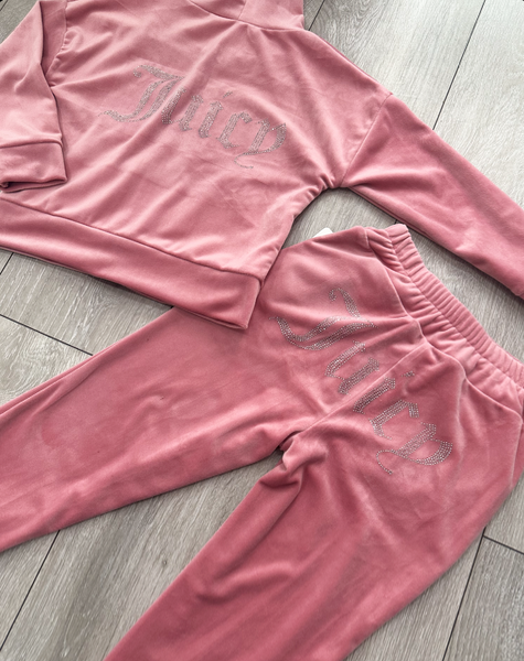 Pink Juicy Studded Tracksuit