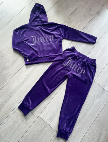 Purple Juicy Studded Tracksuit