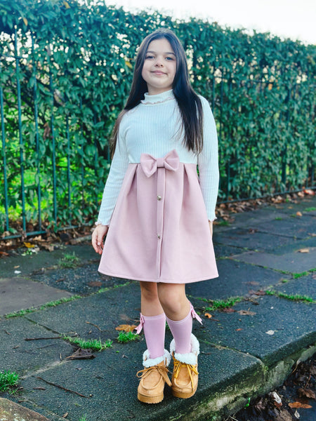 Pink Delilah Dress & Beret