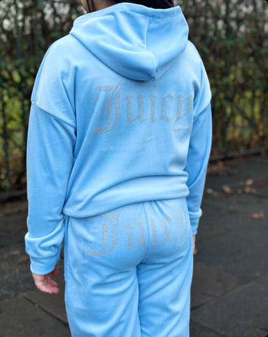 Blue Juicy Studded Tracksuit