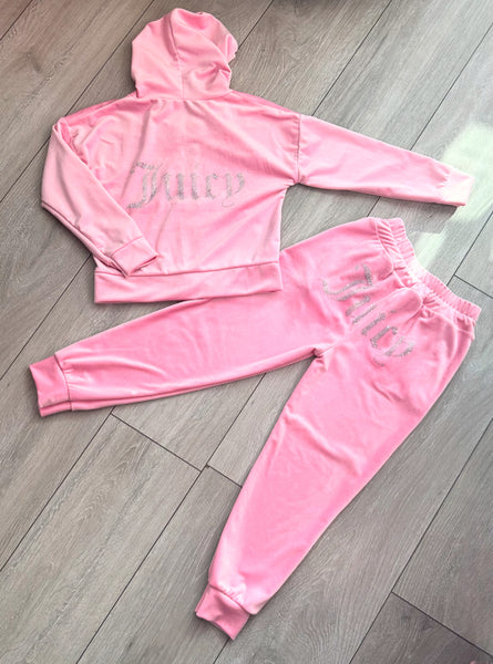 Pink tracksuit 12-18 months hotsell