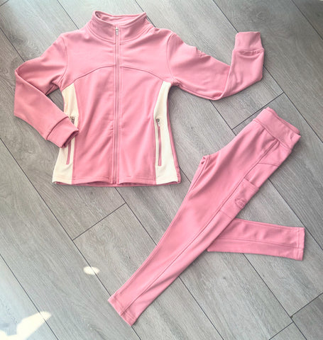 Pink Adira Gym Pants Set