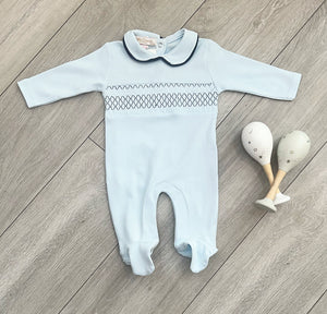 Blue Alonso Baby Grow