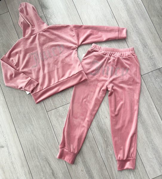 Pink Juicy Studded Tracksuit