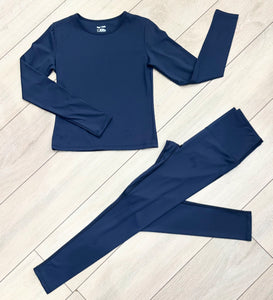 Teenage/Ladies Navy Ohanna Gym Set