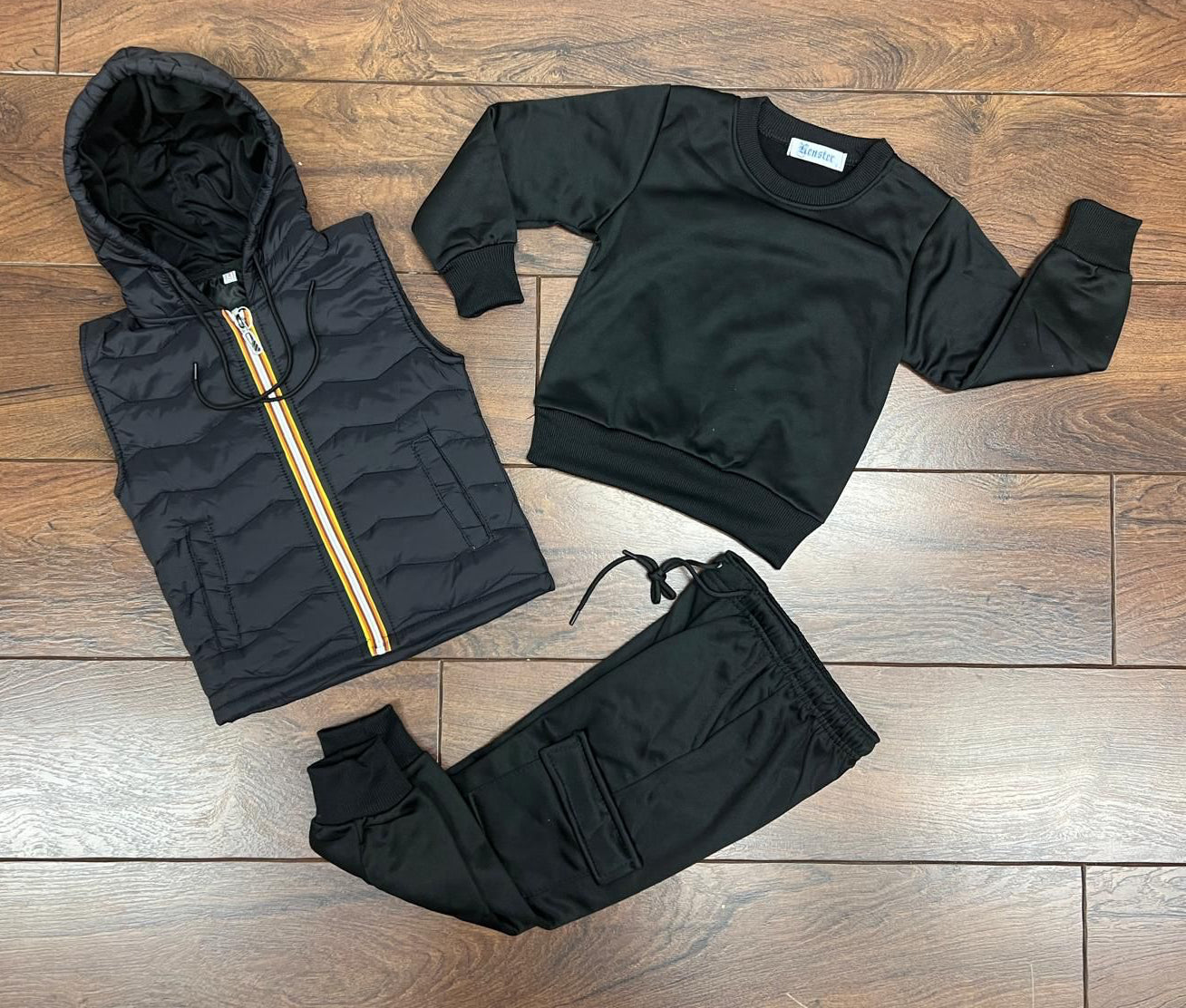 Black Ezra Tracksuit & Gilet