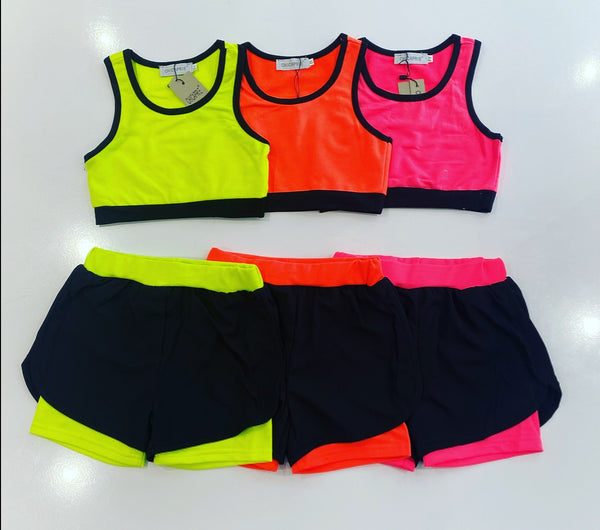 Orange Juana 2 Piece Gym Set