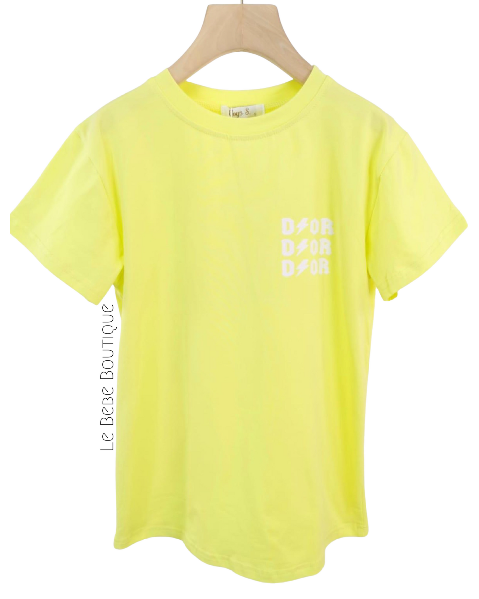 Yellow Didi TShirt Dress NO EXCHANGE/NO RETURN